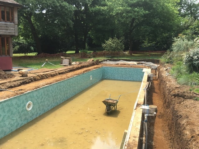 Swimming Pool work in progress by Centurion Developments